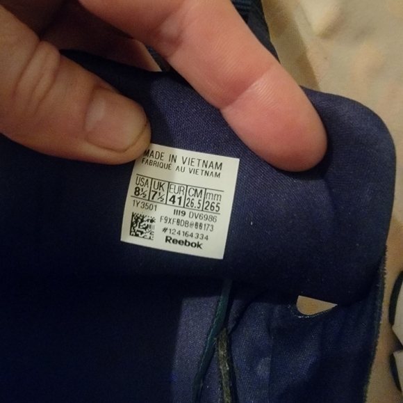 Reebok Instapump Fury OG Collegiate Navy - Picture 7 of 7